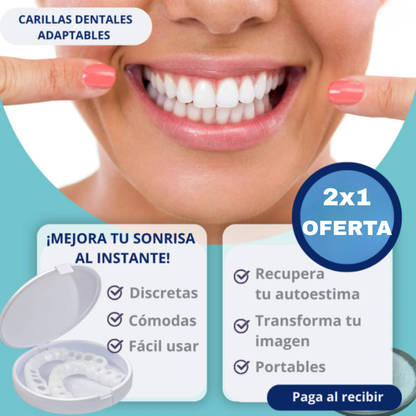 😱OFERTA EXCLUSIVA 2X1😱 Carillas Dentales Adaptables - Transforma tu Sonrisa