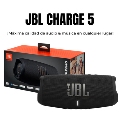 JBL Charge 5 – Parlante Bluetooth Portátil con Tecnología Alemana