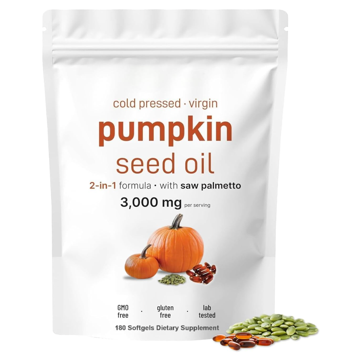 PUMPKIN SEED OIL - ELIMINA LA INFLAMACIÓN DE LA PROSTATA Y AUMENTA TU VIRILIDAD.