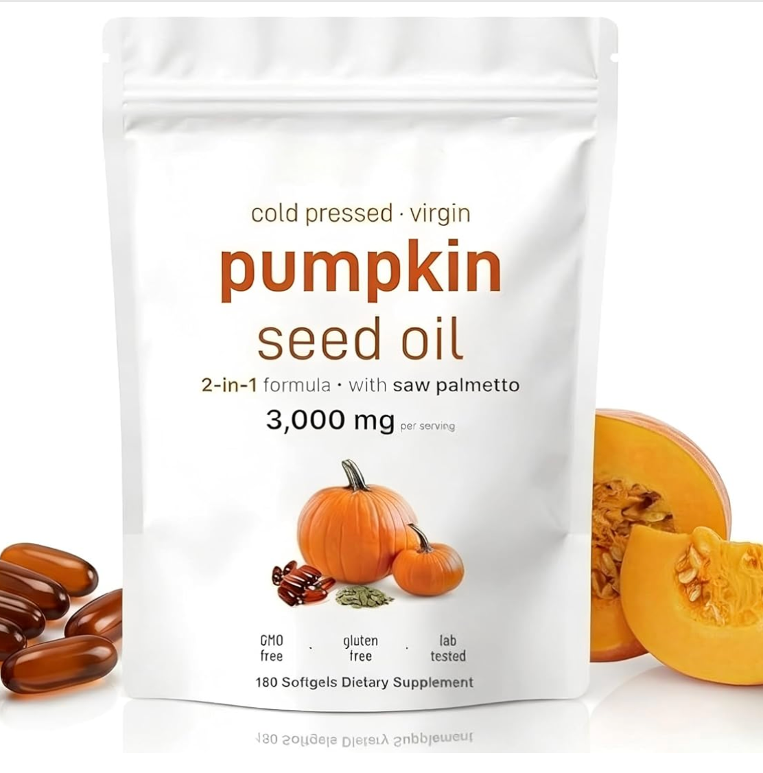 PUMPKIN SEED OIL - ELIMINA LA INFLAMACIÓN DE LA PROSTATA Y AUMENTA TU VIRILIDAD.