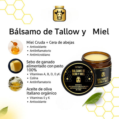 Nuvana® Bálsamo de sebo de res