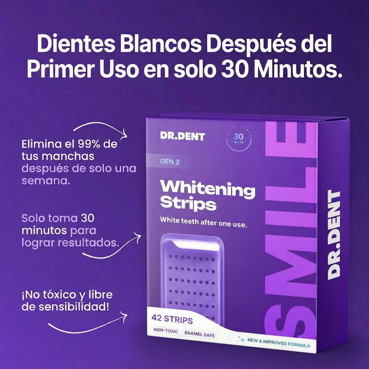 (SUPER 2X1) Tiras Blanqueadoras